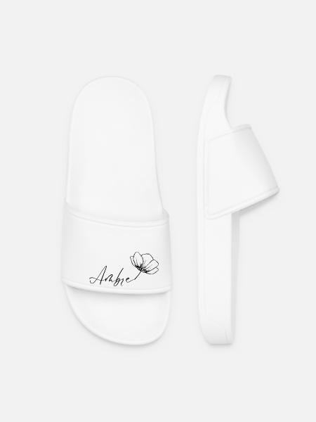 Ambre - Claquettes Femme - blanc