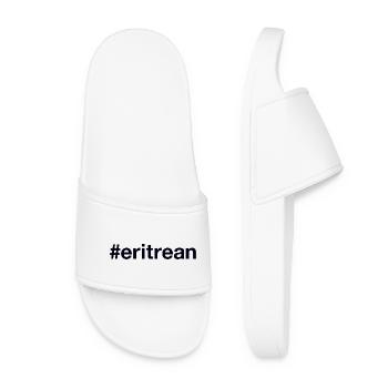 ERITREAN Hashtag - Frauen Badelatschen - Weiß - Vorne