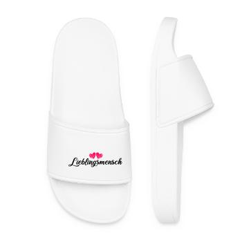 Favorite person - Women’s Pool Sliders - white - Front