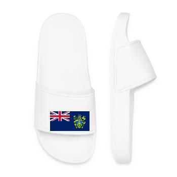 Îles Pitcairn - Claquettes Femme - blanc - Devant