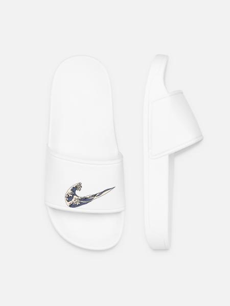 The big wave off Kanagawa - Women’s Pool Sliders - white