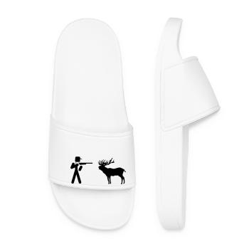 Chasseur sauvage - Claquettes Femme - blanc - Devant