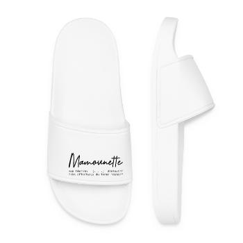 Définition mamounette - Claquettes Femme - blanc - Devant