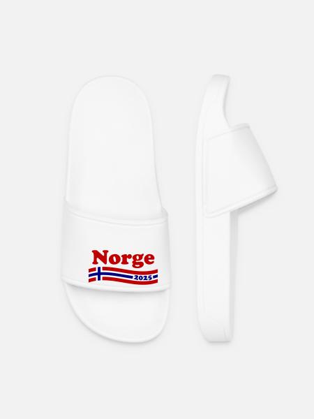 Norwegen 2025 Norge - Frauen Badelatschen - Weiß