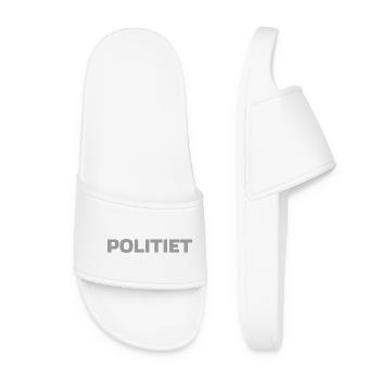 police - Women’s Pool Sliders - white - Front