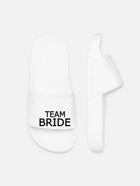 Team bride - Frauen Badelatschen - Weiß