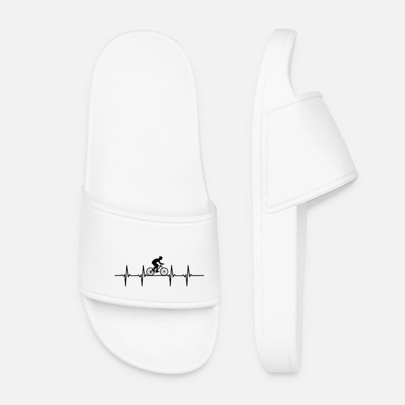 Bicycle Lover - Women’s Pool Sliders - white