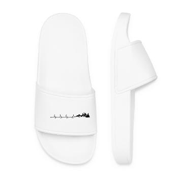 Heartbeat snowboard freestyle - Women’s Pool Sliders - white - Front