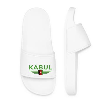 Kabul Design – Herz Afghanistans - Frauen Badelatschen - Weiß - Vorne
