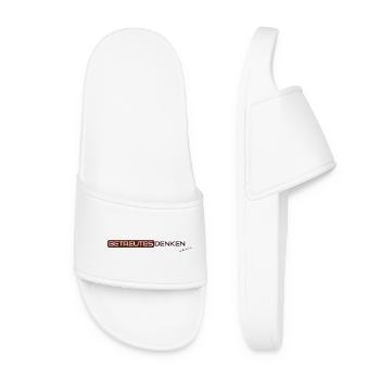 Pensée supervisée, mais pas avec moi. - Claquettes Femme - blanc - Devant