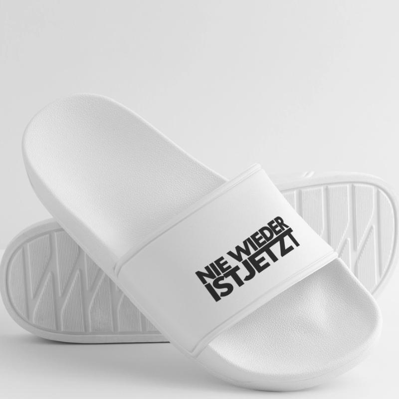 PLUS JAMAIS C’EST MAINTENANT (conception à 2 rangées) Claquettes Femme