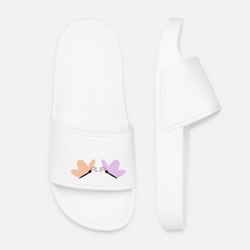 Muttertags Geschenk Mutter Muttertag Geschenkidee  - Frauen Badelatschen - Weiß