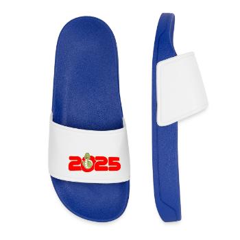 2025 Chinese New Year - Women’s Pool Sliders - royal blue - Front