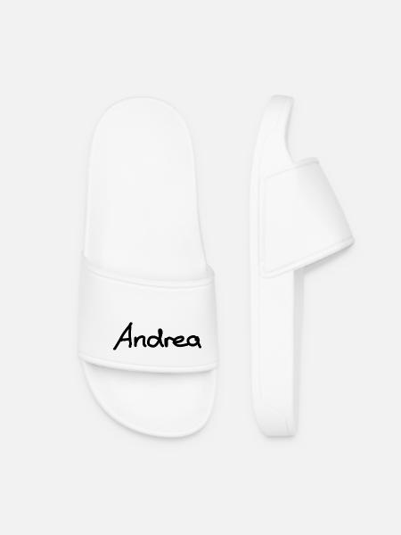 Andrea - Women’s Pool Sliders - white