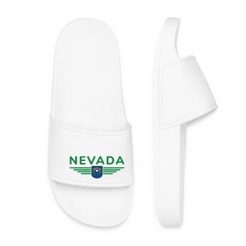 Nevada Fan T-Shirt – Perfect for fans! - Women’s Pool Sliders - white - Front