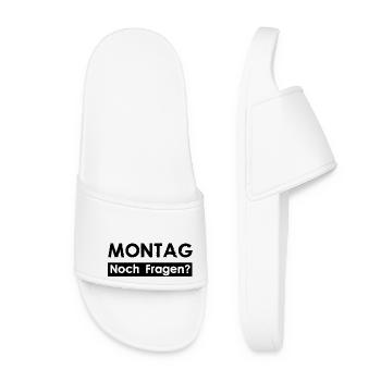 MONDAY - Any questions? - Women’s Pool Sliders - white - Front