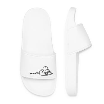 Mouse Mouse Cute Little Rat Rodent Friendly - Women’s Pool Sliders - white - Front