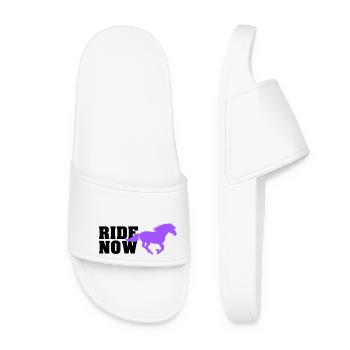 ride now - Women’s Pool Sliders - white - Front