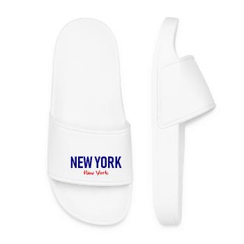 New York - USA - United States - Brooklyn - Harlem - Women’s Pool Sliders - white - Front