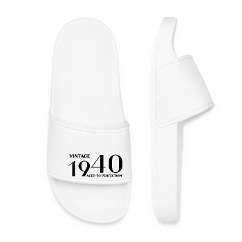 Vintage 1940 aged to perfection - Claquettes Femme - blanc - Devant