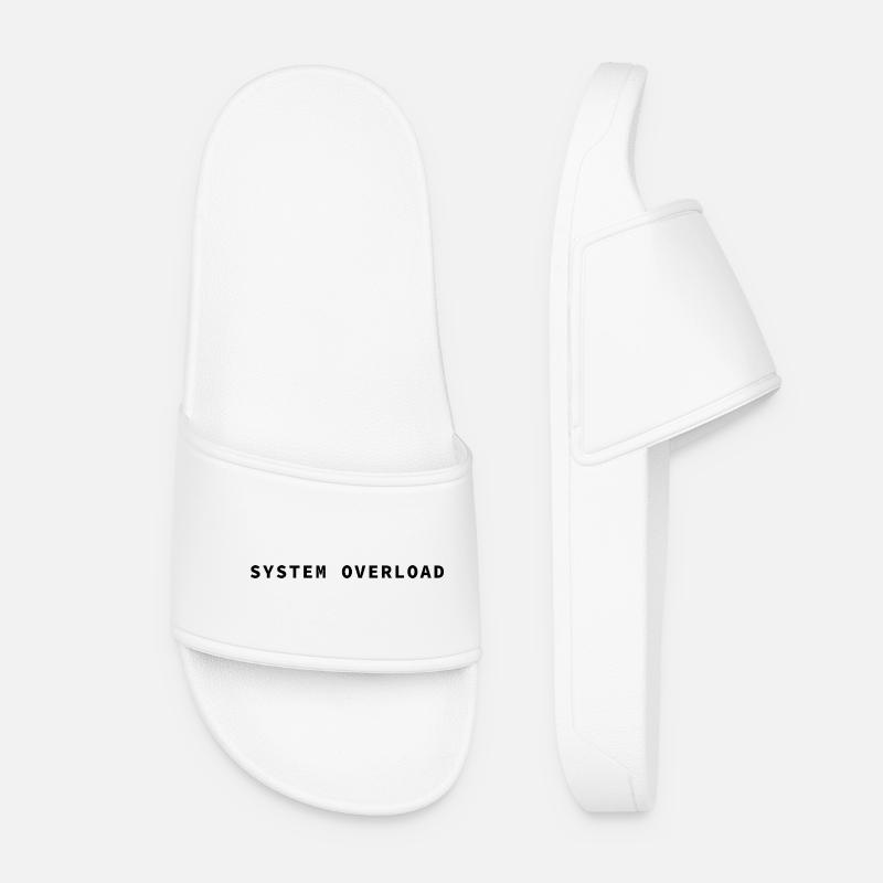 SYSTEM OVERLOAD - Women’s Pool Sliders - white