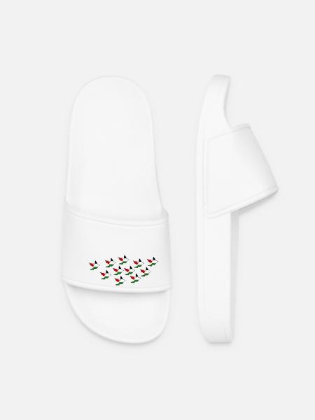 Palestine - Claquettes Femme - blanc