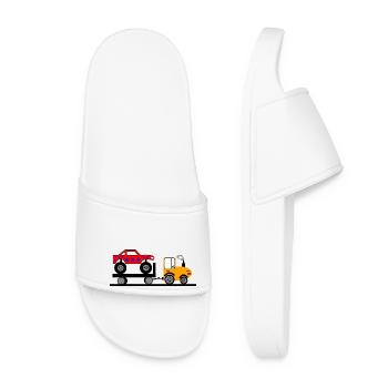 Tractor - Women’s Pool Sliders - white - Front