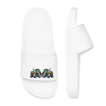Tractor 2 - Women’s Pool Sliders - white - Front