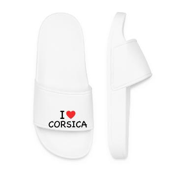 I Love Corsica - Women’s Pool Sliders - white - Front