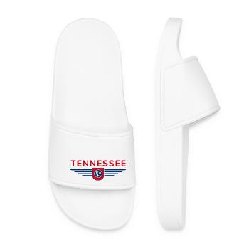 Tennessee Fan T-Shirt – Musik & Heimatliebe - Frauen Badelatschen - Weiß - Vorne