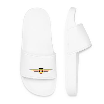 Uganda T-Shirt for Explorers - Women’s Pool Sliders - white - Front
