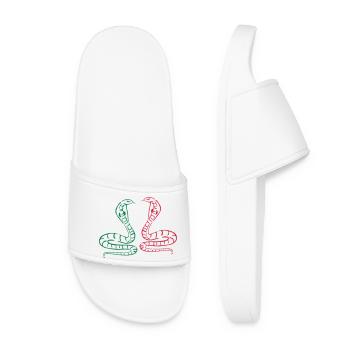 snake - Women’s Pool Sliders - white - Front