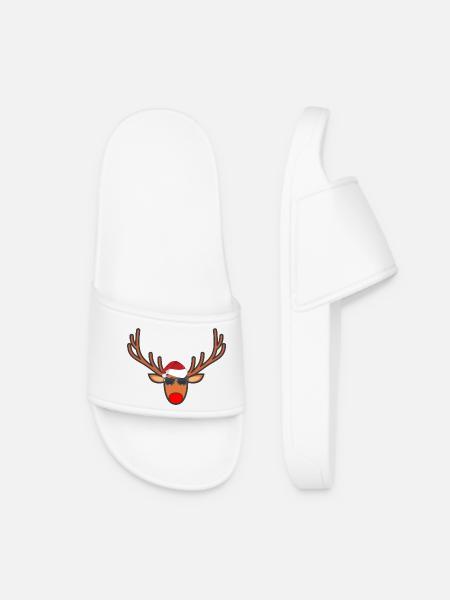 reindeer - Women’s Pool Sliders - white