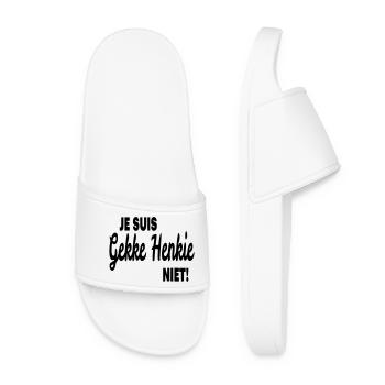 Crazy Henkie, you whis, don't be crazy * - Women’s Pool Sliders - white - Front