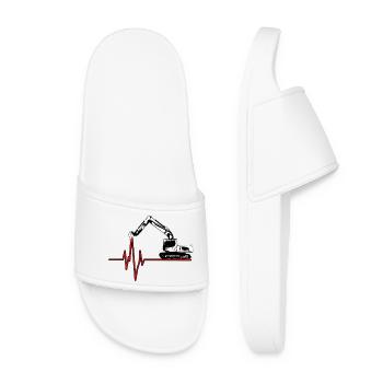Pelle à impulsion nouvelle - Claquettes Femme - blanc - Devant