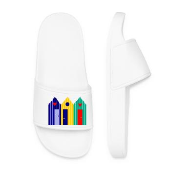 HOLIDAY. LONG LIVE THE HOLIDAYS. HOLIDAY. BEACH. SEA - Women’s Pool Sliders - white - Front