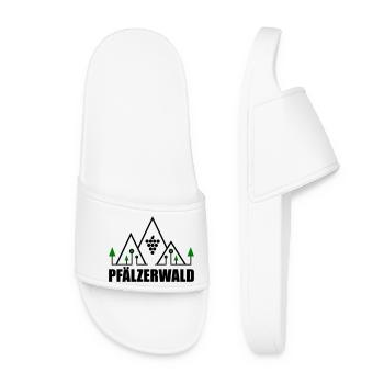 Pfälzerwald - Frauen Badelatschen - Weiß - Vorne