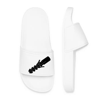 Stecker Wandstecker für Schraube - Frauen Badelatschen - Weiß - Vorne