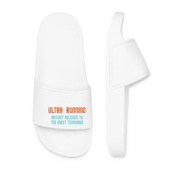 Ultra RunningVictory Belongs to the Most Tenacious - Women’s Pool Sliders - white - Front