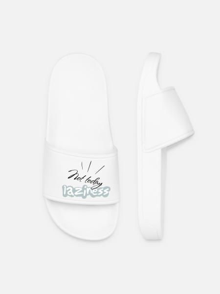 not Today - Women’s Pool Sliders - white