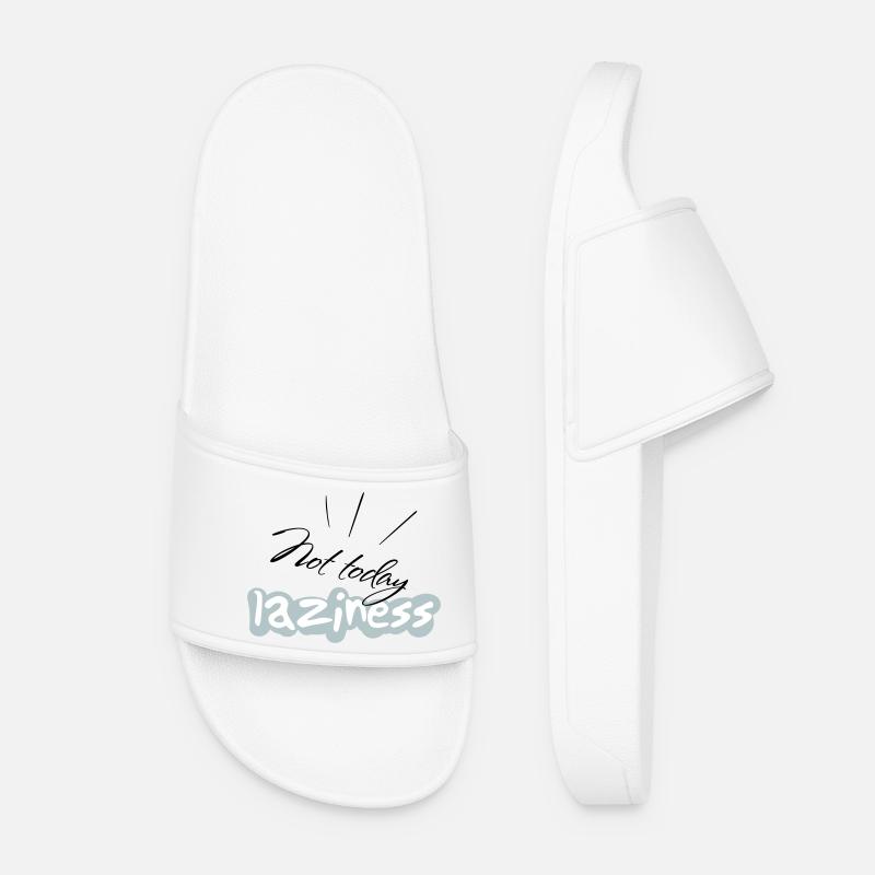 not Today - Women’s Pool Sliders - white