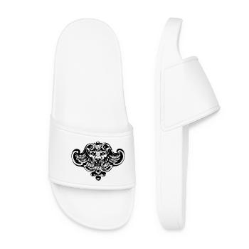 Winged lion or wolf / Chimera - Women’s Pool Sliders - white - Front