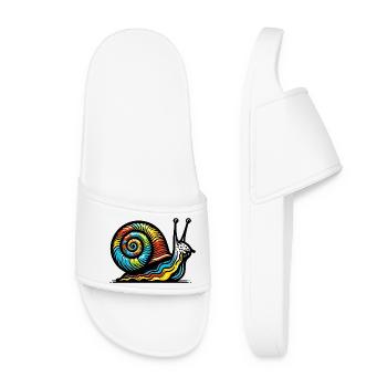 Escargot - Claquettes Femme - blanc - Devant