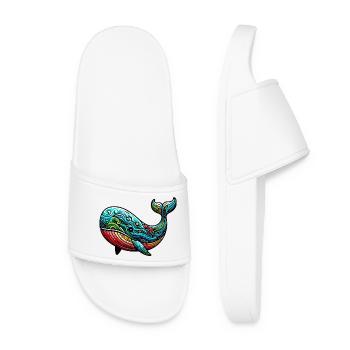 Whale - Women’s Pool Sliders - white - Front