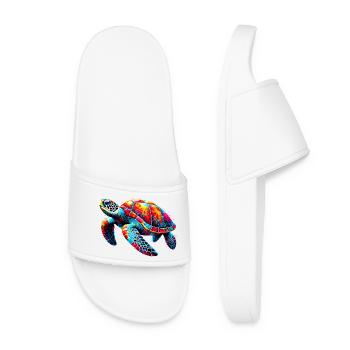 Turtle - Women’s Pool Sliders - white - Front