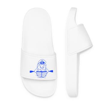 Mignon mouton vieux capitaine pagaies rameur bateau à rames - Claquettes Femme - blanc - Devant