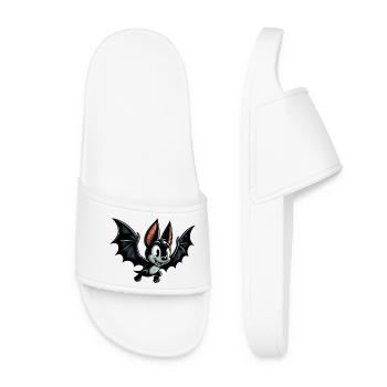 Bat - Women’s Pool Sliders - white - Front