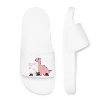 Lettre S - Claquettes Femme - blanc - Devant