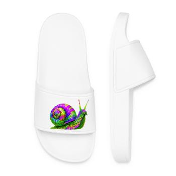 Snail - Women’s Pool Sliders - white - Front