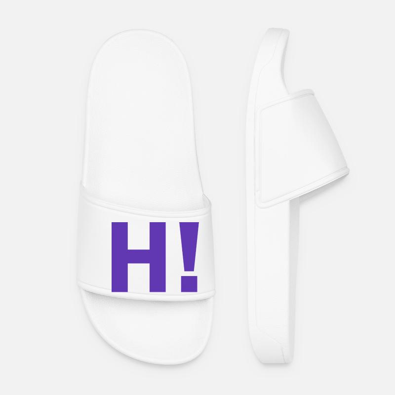 H point d'exclamation - Claquettes Femme - blanc
